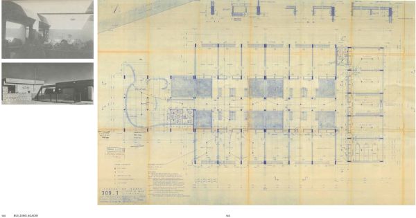 Book cover of Agadir: Building the Modern Afropolis, with a man walking past white buildings in Moroccan city of Agadir. Published by Park Books.
