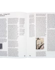 Book cover of The Architecture of Collage: Marshall Brown, with a collage of architectural images. Published by Park Books.