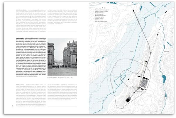Book cover of Institutions and the City: The Role of Architecture, with domed city building surrounded by scaffolding. Published by Park Books.