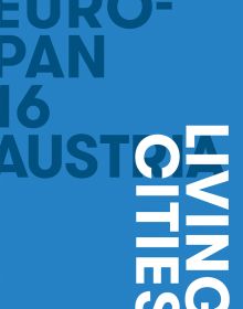 Book cover of Europan 16 Austria – Living Cities. Published by Park Books.