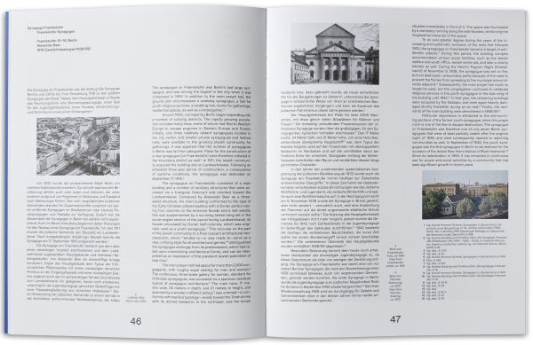 Book cover of The Synagogue Project: On the Reconstruction of Synagogues in Germany. Published by Park Books.