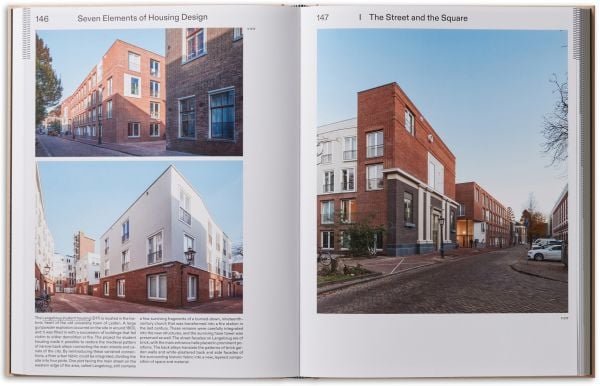 Book cover of Dutch Dwellings: The Architecture of Housing, with a modern residential high rise with crazy paving. Published by Park Books.