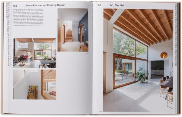 Book cover of Dutch Dwellings: The Architecture of Housing, with a modern residential high rise with crazy paving. Published by Park Books.