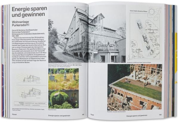 Book cover of 'Hot Questions—Cold Storage, Architecture from Austria. The Permanent Exhibition at the Az W'. Published by Park Books.