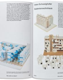 Book cover of 'Hot Questions—Cold Storage, Architecture from Austria. The Permanent Exhibition at the Az W'. Published by Park Books.