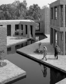 Book cover of Meditations in Entropy: The Work of Kashef Chowdhury / URBANA in Bangladesh; featuring two workers in a field. Published by Park Books.