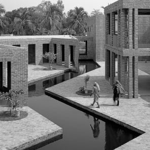 Book cover of Meditations in Entropy: The Work of Kashef Chowdhury / URBANA in Bangladesh; featuring two workers in a field. Published by Park Books.