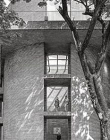 Book cover of Meditations in Entropy: The Work of Kashef Chowdhury / URBANA in Bangladesh; featuring two workers in a field. Published by Park Books.