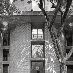 Book cover of Meditations in Entropy: The Work of Kashef Chowdhury / URBANA in Bangladesh; featuring two workers in a field. Published by Park Books.