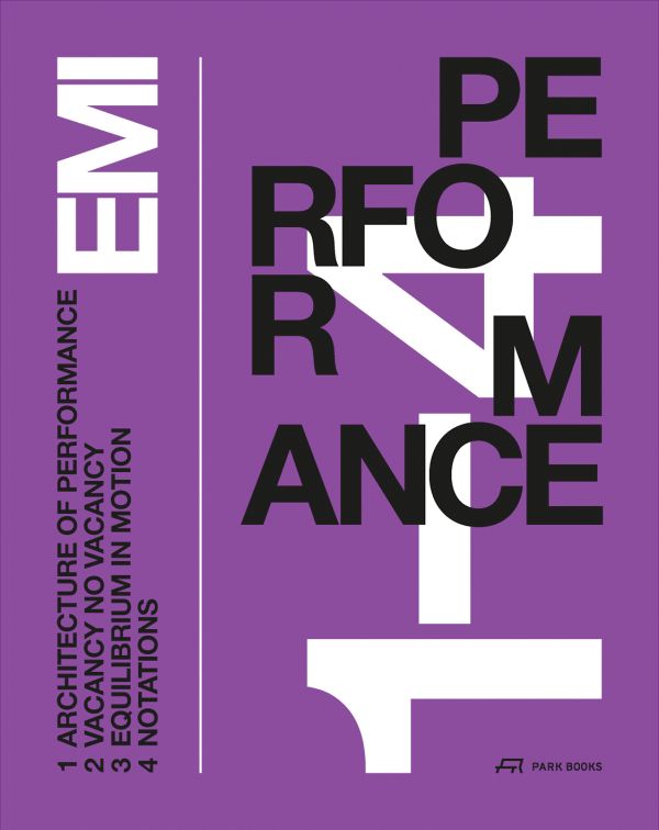 Book cover of Performative Architecture. Published by Park Books.