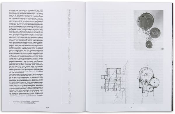 Book cover of Performative Architecture. Published by Park Books.