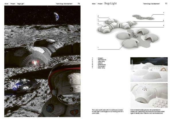White book cover of LIQUIFER. Living Beyond Earth, Architecture for Extreme Environments, with snow-like texture. Published by Park Books.