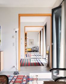 Book cover of Food for Architects featuring an aerial floor plan of apartment rooms. Published by Park Books.