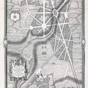 Book cover of Living Cities: Three Centuries of Park Systems, with an aerial view of brown fields, green space, and rivers. Published by Park Books.