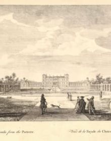 Book cover of Living Cities: Three Centuries of Park Systems, with an aerial view of brown fields, green space, and rivers. Published by Park Books.