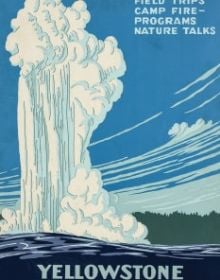 Book cover of Living Cities: Three Centuries of Park Systems, with an aerial view of brown fields, green space, and rivers. Published by Park Books.