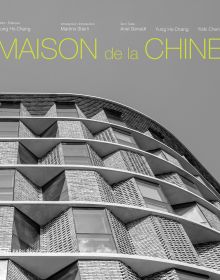 Book cover of Maison de la Chine: A Building by Atelier FCJZ, featuring the residential building. Published by Park Books.