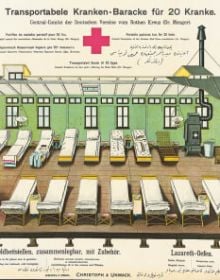 Book cover of The Barrack, 1572–1914: Chapters in the History of Emergency Architecture, with elevation of building. Published by Park Books.