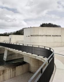 Book cover of Penzel Valier: Architecture, Construction, Design 2007–2024, with interior of brutalist building. Published by Park Books.