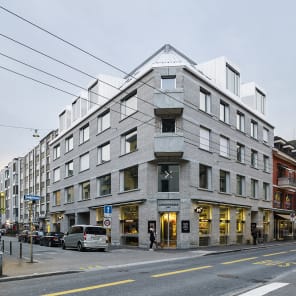 Book cover of Penzel Valier: Architecture, Construction, Design 2007–2024, with interior of brutalist building. Published by Park Books.