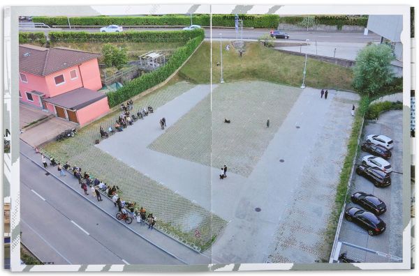 Book cover of Transversal Territory: A Transdisciplinary and Participatory Approach in Urban Research, with a map, and building structures. Published by Park Books.