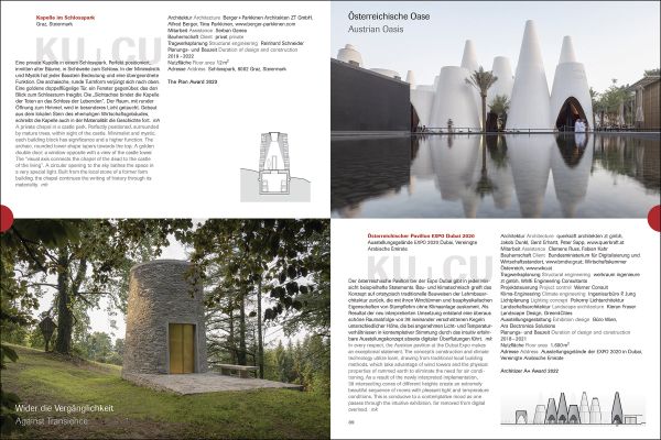 Book cover of Best of Austria: Architecture 2022_23. Published by Park Books.