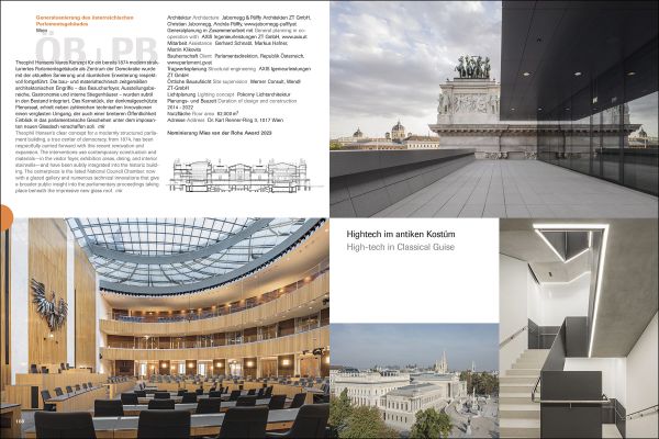 Book cover of Best of Austria: Architecture 2022_23. Published by Park Books.