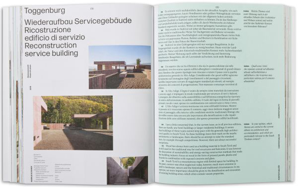 Book cover of New Architecture in South Tyrol 2018–2024. Published by Park Books.