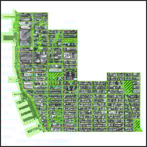 Book cover of Public Spaces, NY. Published by Park Books.