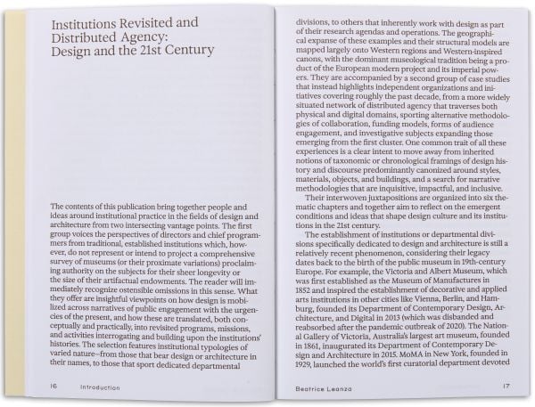 Book cover of The New Design Museum: Co-creating the Present, Prototyping the Future. Published by Park Books.