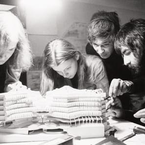 Book cover of We Günther Domenig: Reevaluation of a Legend; featuring a figure with electrodes on head and face. Published by Park Books.