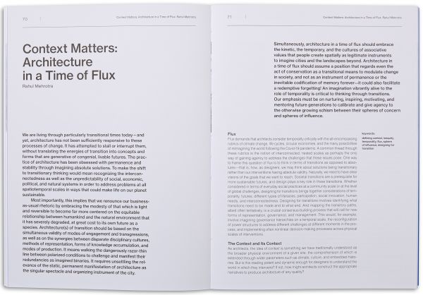 Book cover of Defining Architectural Quality. Published by Park Books.