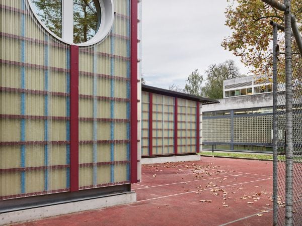 Book cover of Building for Disassembly: Temporary Timber Sports Halls; featuring a large, timber frame for side of building. Published by Park Books.