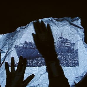 Black cover with Silvie et Chérif Defraoui Archives du Futur in bright green font with green QR code in centre