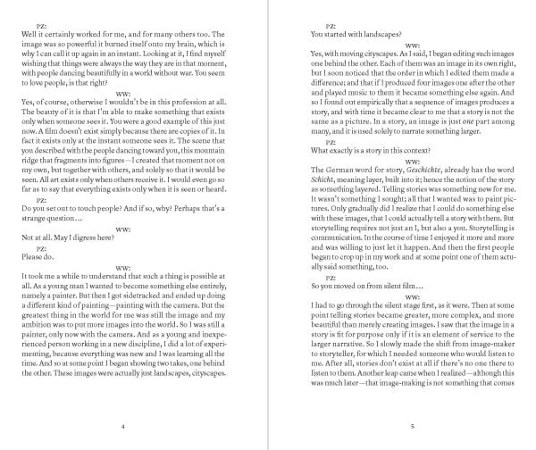 Black cover with Dear to Me Peter Zumthor in Conversation in small white font with list of contributors below