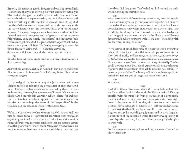 Black cover with Dear to Me Peter Zumthor in Conversation in small white font with list of contributors below