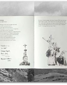 Dark grey cover, Prix Elysée in white font to centre, photographers names vertically placed in coloured capitals letters.