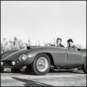 Abstract painting of world globe in pale gold and cream on dark blue background with Luigi Pericle. Ad Astra in whtie font