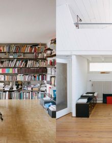 Orange cover with WORKING & LIVING PAINTERS & SCULPTORS COOPERATIVE ZURICH in black font repeated by Scheidegger & Spiess
