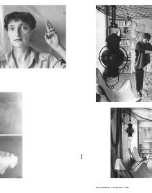 Orange cover with WORKING & LIVING PAINTERS & SCULPTORS COOPERATIVE ZURICH in black font repeated by Scheidegger & Spiess