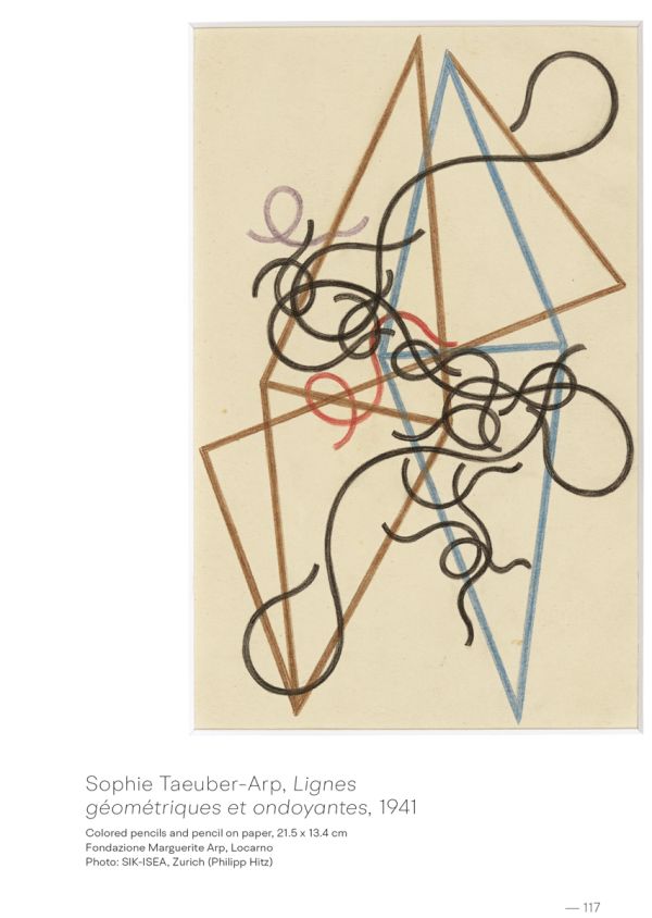 Sophie Taeuber-Arp’s Letters to Annie and Oskar Müller-Widmann in white font on blue and orange cover