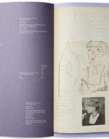 Book cover of Meret Oppenheim Mein Album My Album, featuring the artist and photographer peering through a veil of black lace. Published by Scheidegger & Spiess.