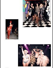 Book cover of Swiss Grand Award for Design 2022: Susanne Bartsch, Verena Huber, Beat Streuli, with a photo montage of fashion models, street scenes, and interior spaces. Published Scheidegger & Spiess.