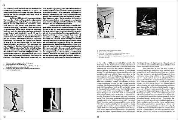 Book cover of Marguerite Saegesser, American Monotypes, featuring a blue and red abstract painting. Published by Scheidegger & Spiess.