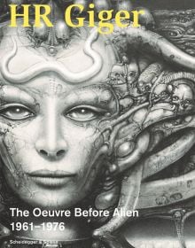 Book cover of HR Giger: The Oeuvre Before Alien 1961–1976, featuring a painting titled Li I, 1974. Published by Scheidegger & Spiess.