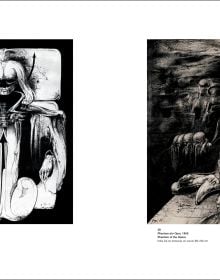 Book cover of HR Giger: The Oeuvre Before Alien 1961–1976, featuring a painting titled Li I, 1974. Published by Scheidegger & Spiess.