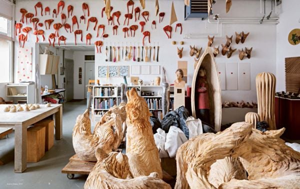 Book cover of 'Rochus Lussi—Thin Skin, Works 1992–2023'. Published by Scheidegger & Spiess.