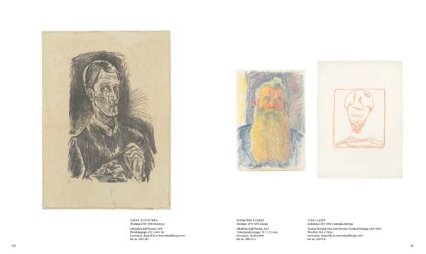 Andy Warhol's Cream of Mushroom soup art print with drawing of rhino underneath, on cover of 'From Albrecht Dürer to Andy Warhol, Highlights from the Graphische Sammlung ETH Zürich', by Scheidegger & Spiess.