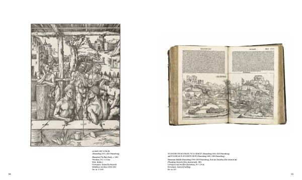 Andy Warhol's Cream of Mushroom soup art print with drawing of rhino underneath, on cover of 'From Albrecht Dürer to Andy Warhol, Highlights from the Graphische Sammlung ETH Zürich', by Scheidegger & Spiess.