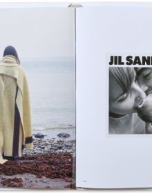 Book cover of Schweizer Grand Award for Design 2024: Paola De Martin, Lucie Meier, Luciano Rigolini, with a figure in long dress and headscarf. Published by Scheidegger & Spiess.